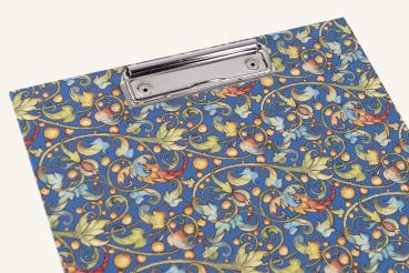 Blue clipboard with gilding